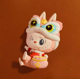 Labubu and Mokoko Fridge Magnet