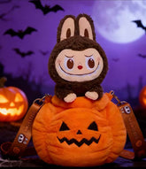 (POP LAND) labubu halloween pumpkin bag