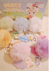 Pop Mart HACIPUPU Snuggle With You Plush Ball Keychain-Preorder