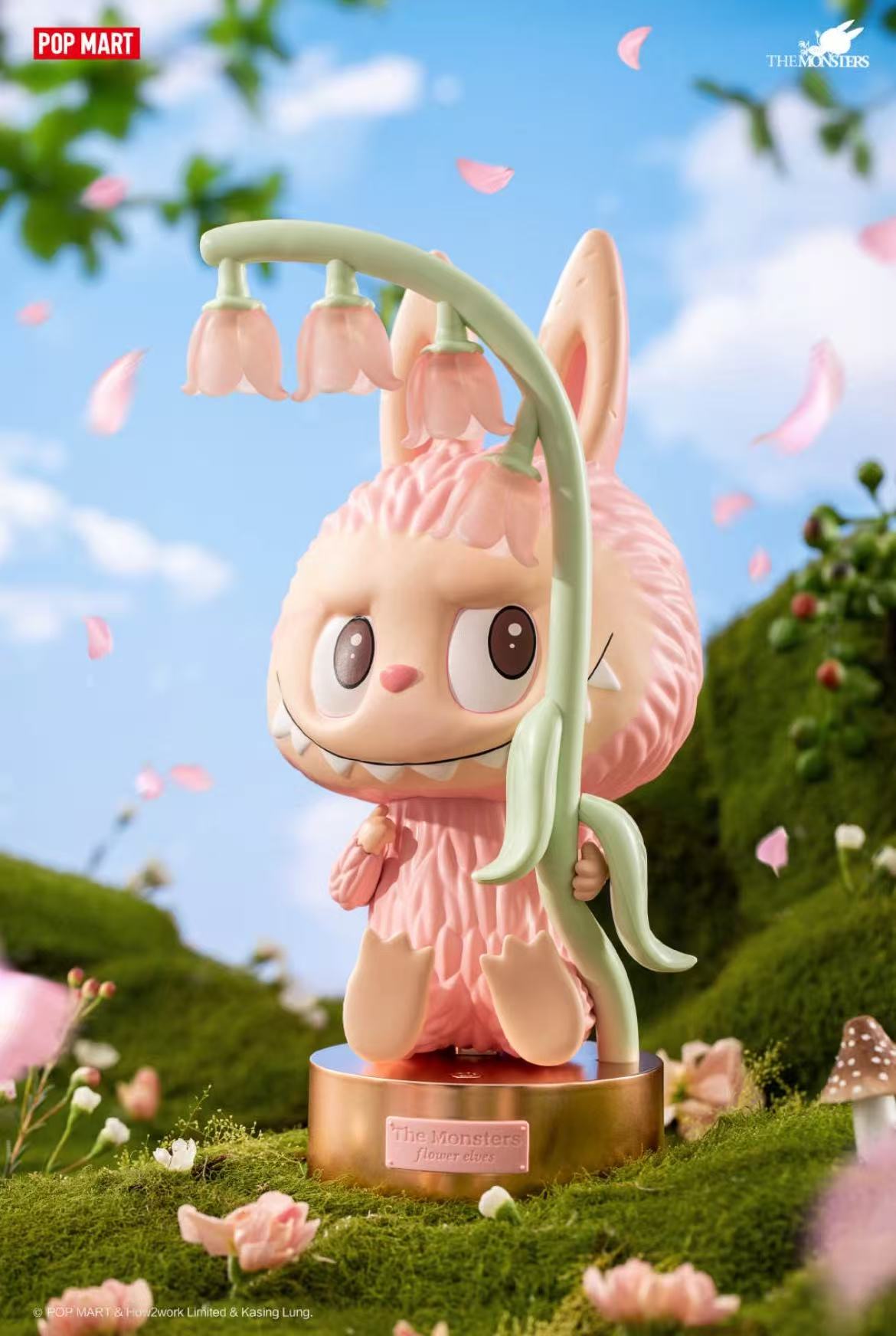 The Monsters LABUBU Flowers Elves Bellflower Lamp-Preorder