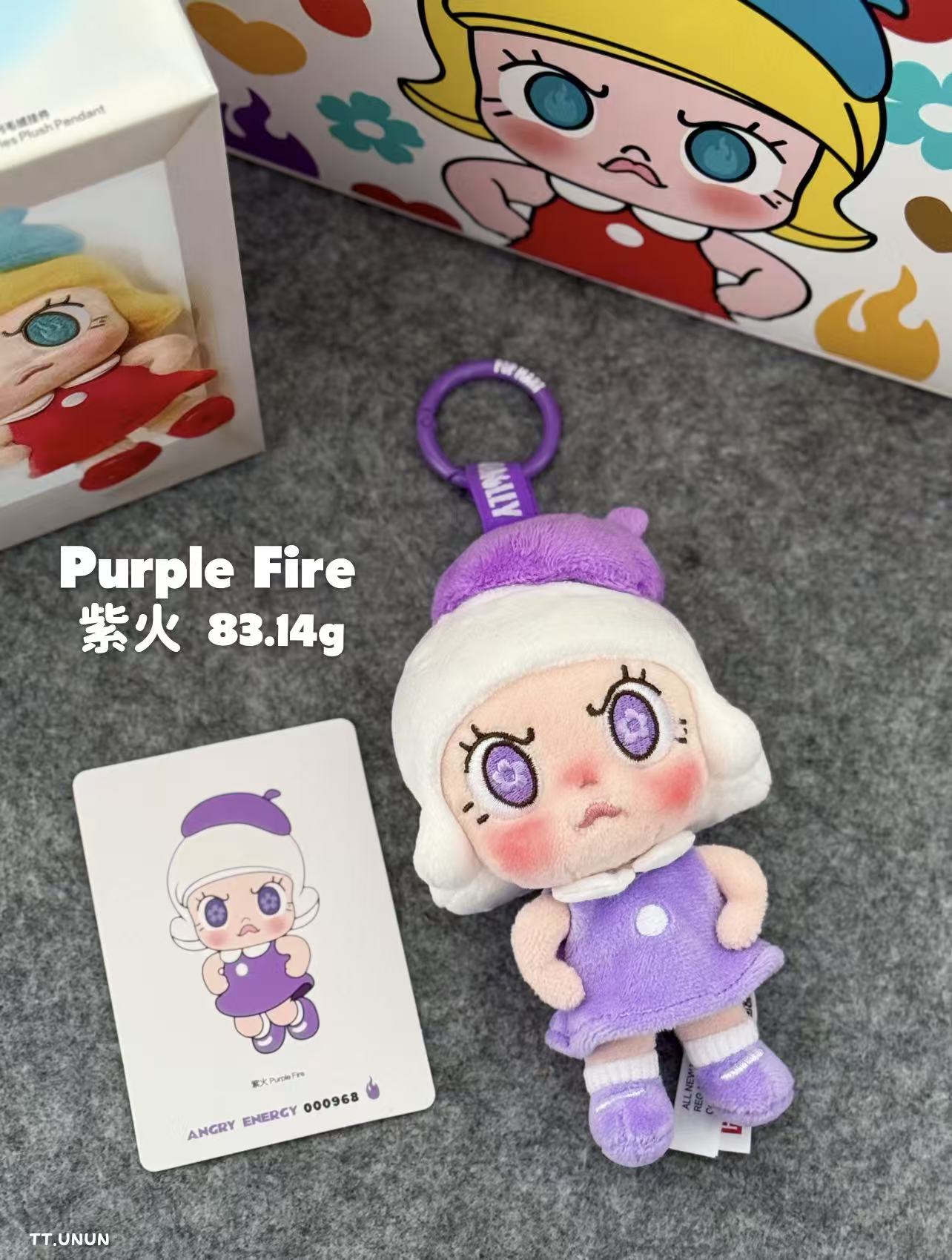 Angry Molly Heartfire Burst Plush Pendant-Preorder