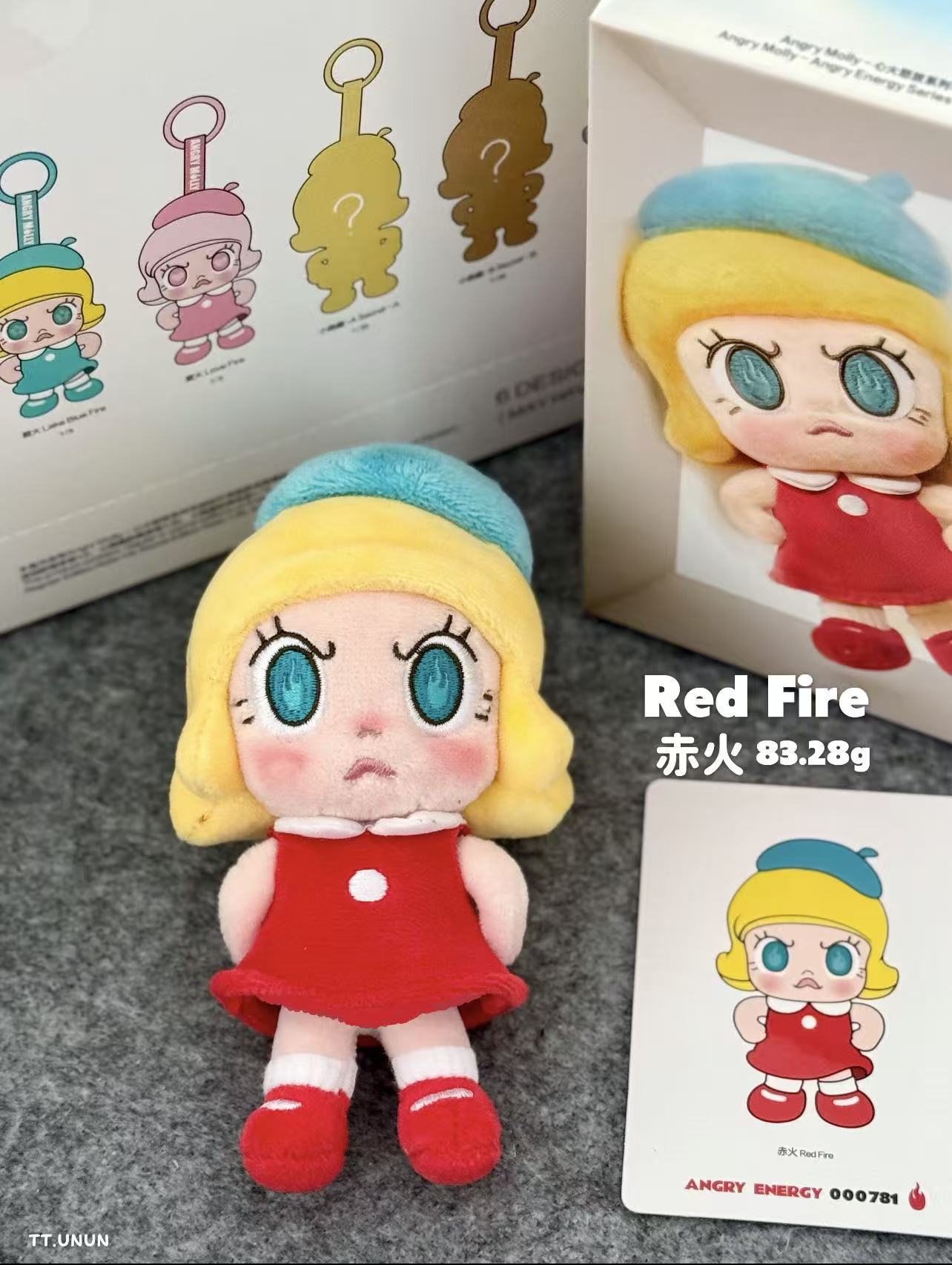 Angry Molly Heartfire Burst Plush Pendant-Preorder