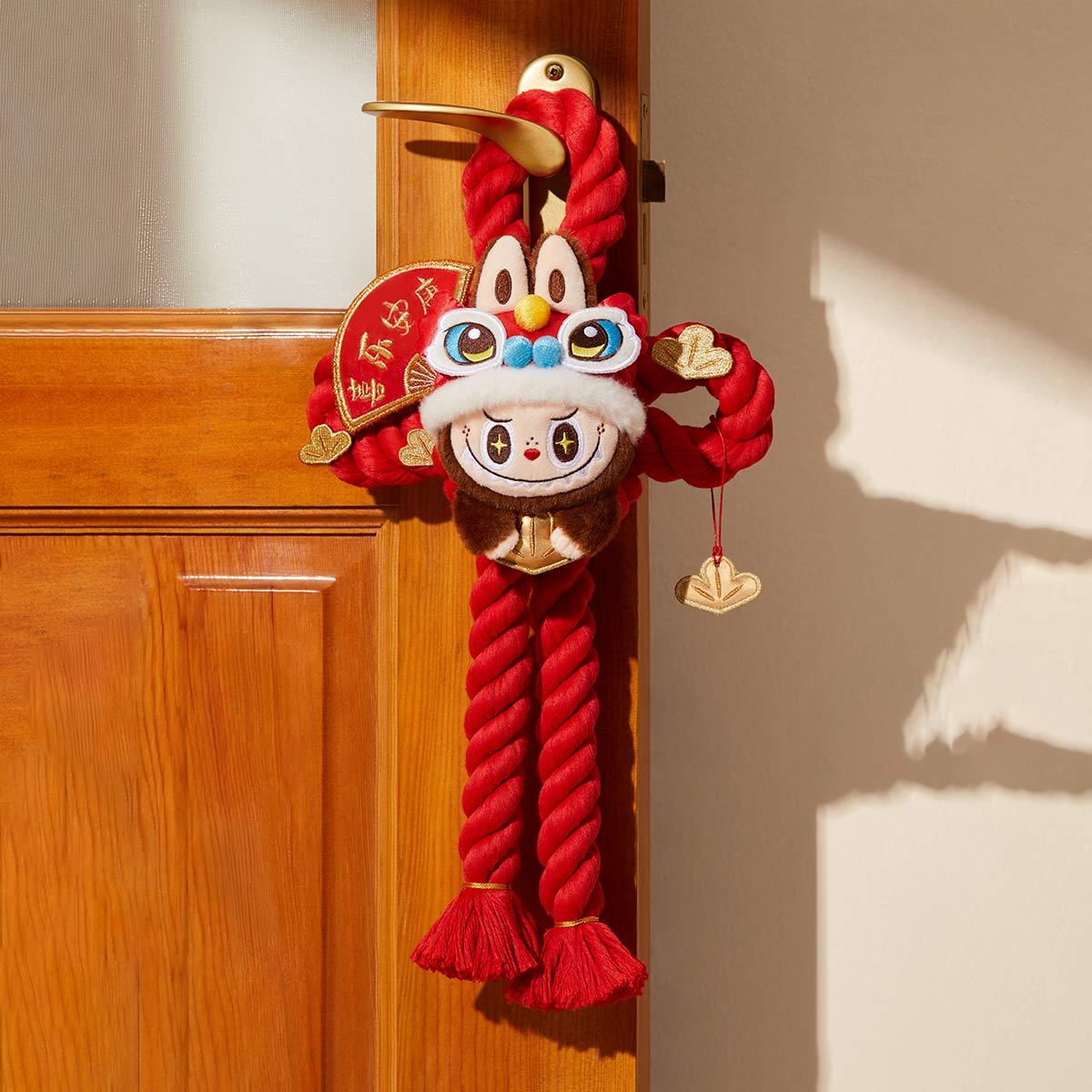 Wealthy Snakes New Year Celebration Series-LABUBU Plush Door Decoration