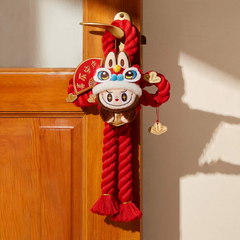 Wealthy Snakes New Year Celebration Series-LABUBU Plush Door Decoration