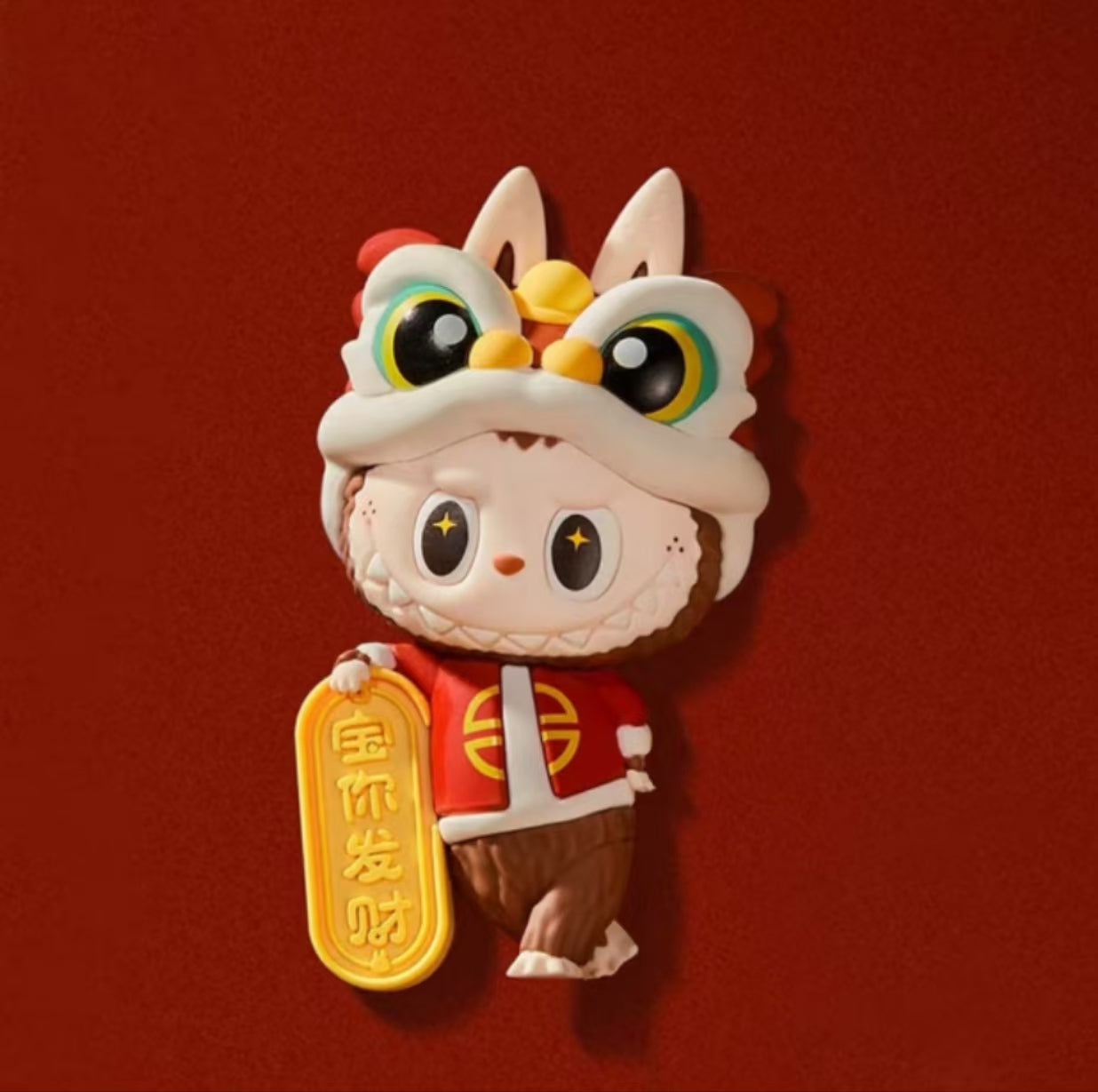 Labubu and Mokoko Fridge Magnet