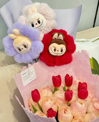 POPLAND  Labubu and Mokoko Flowers