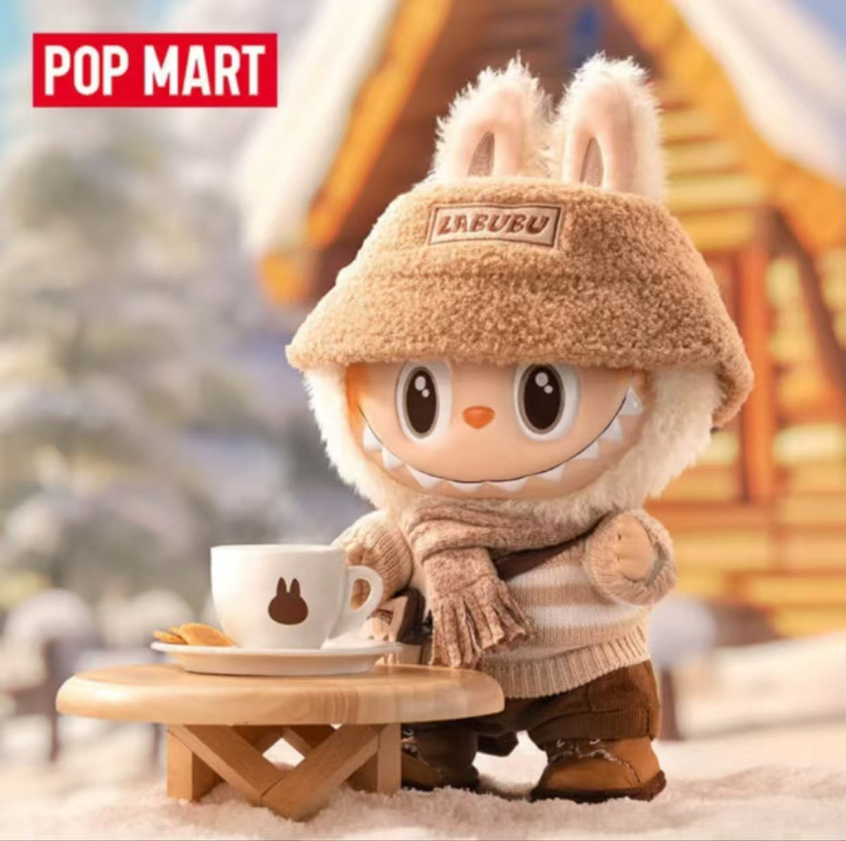 Labubu Latte Plush doll-preorder
