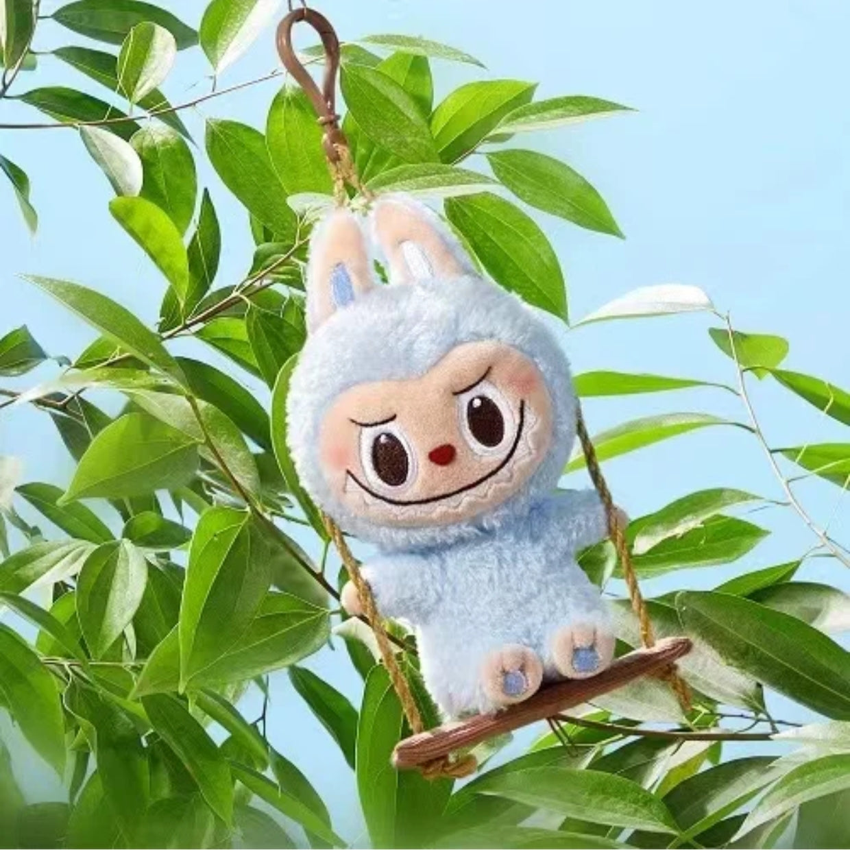Labubu Timber Workshop Series-Playing on the Swing Plush Pendant Bind Box