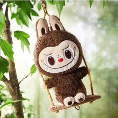 Labubu Timber Workshop Series-Playing on the Swing Plush Pendant Bind Box