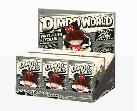 Dimoo World Disney Series Vinyl Plush Keychain