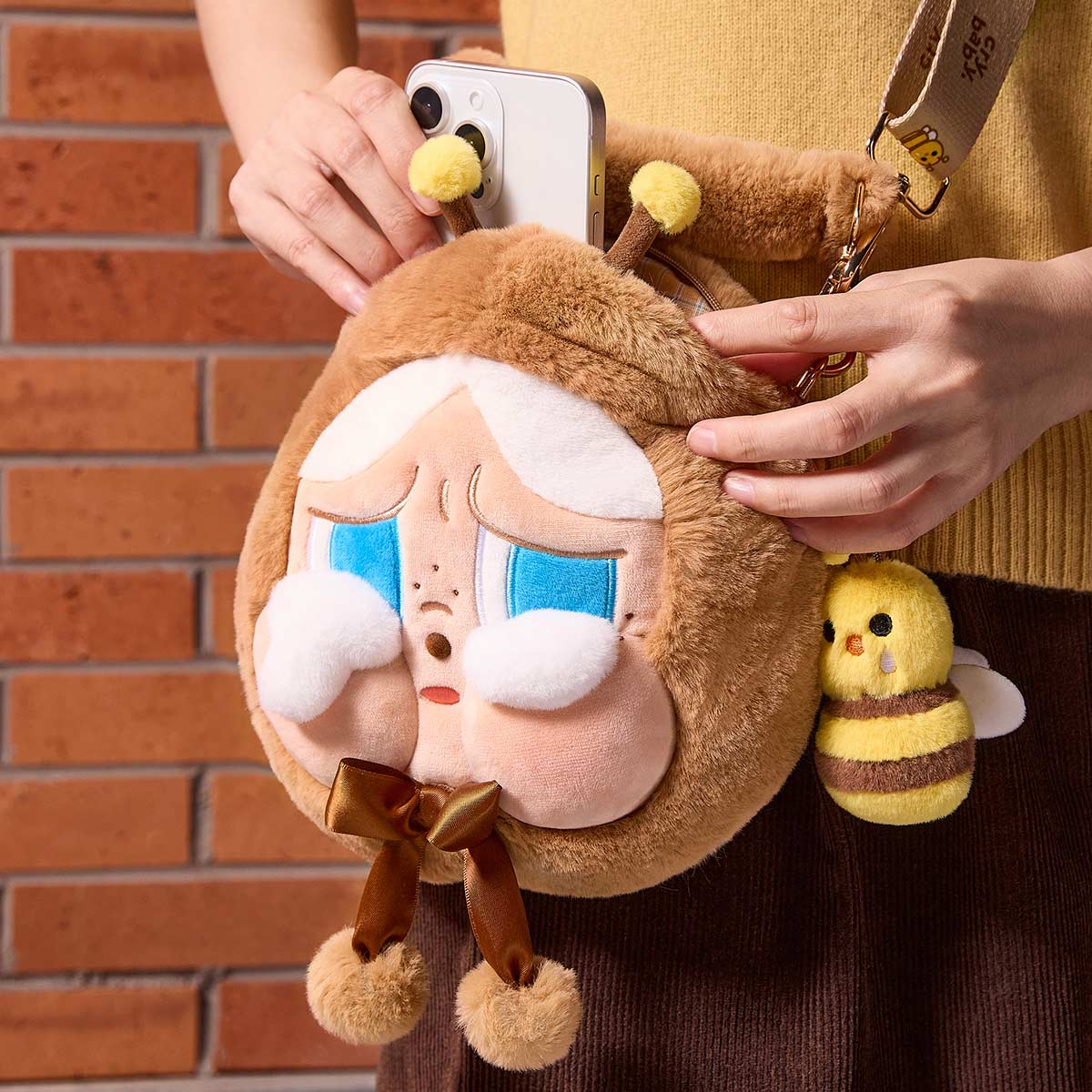 CRYBABY Crying Again Series-Big Head Bag(I ll Bring You a Flower)