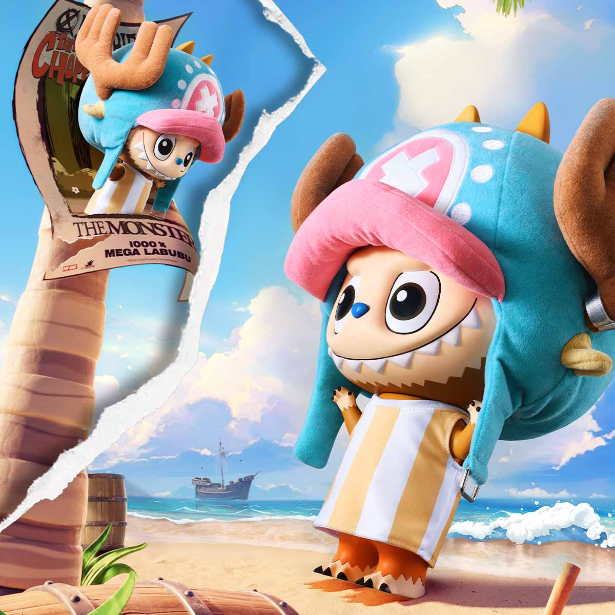 MEGA LABUBU 400% TONY TONY CHOPPER-preoder