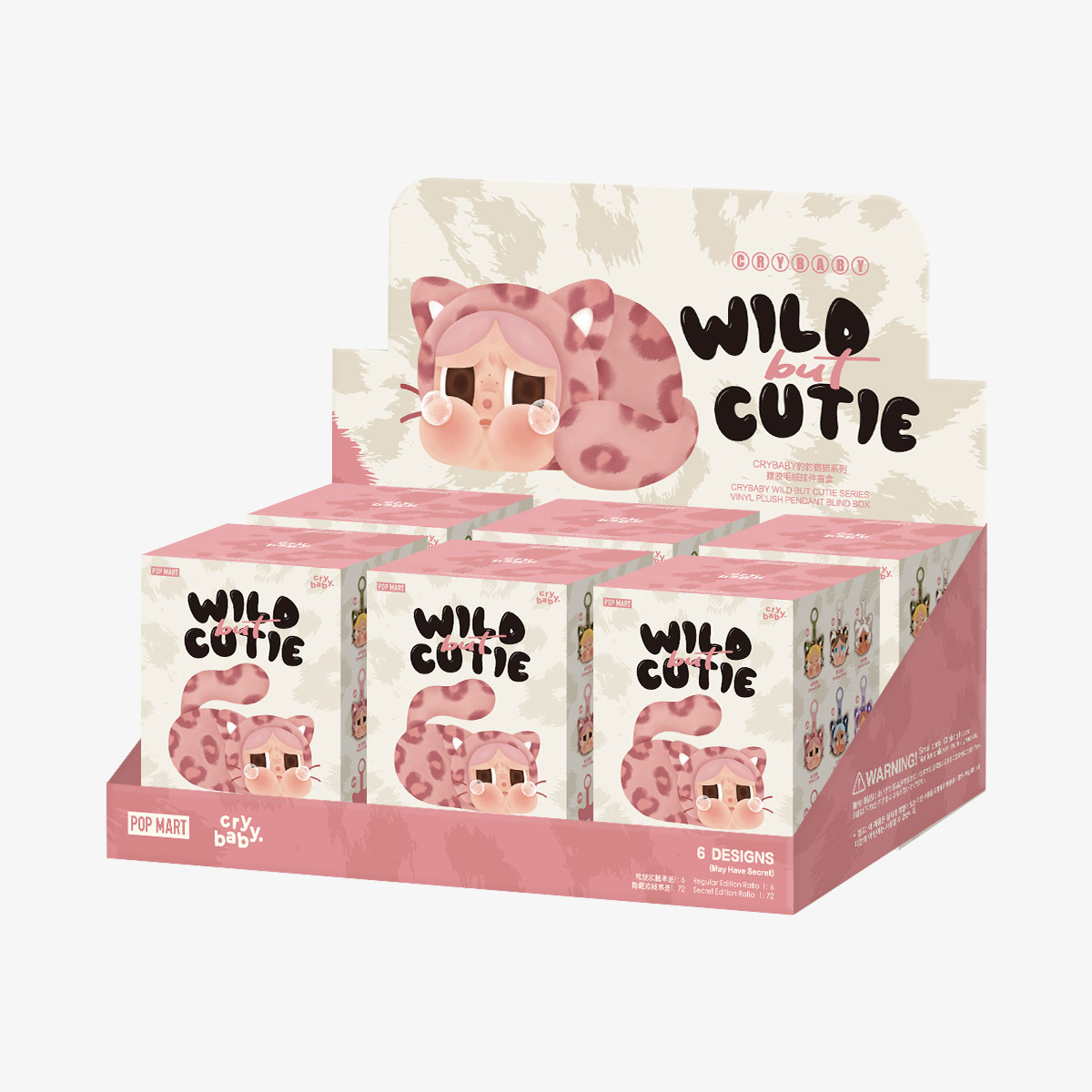CRYBABY Wild but Cutie Series - Vinyl Plush Pendant Blind Box-preorder