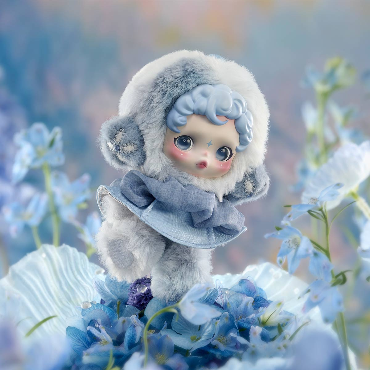 (Azi)SKULLPANDA Limpressionnisme Series Plush Doll-preorder