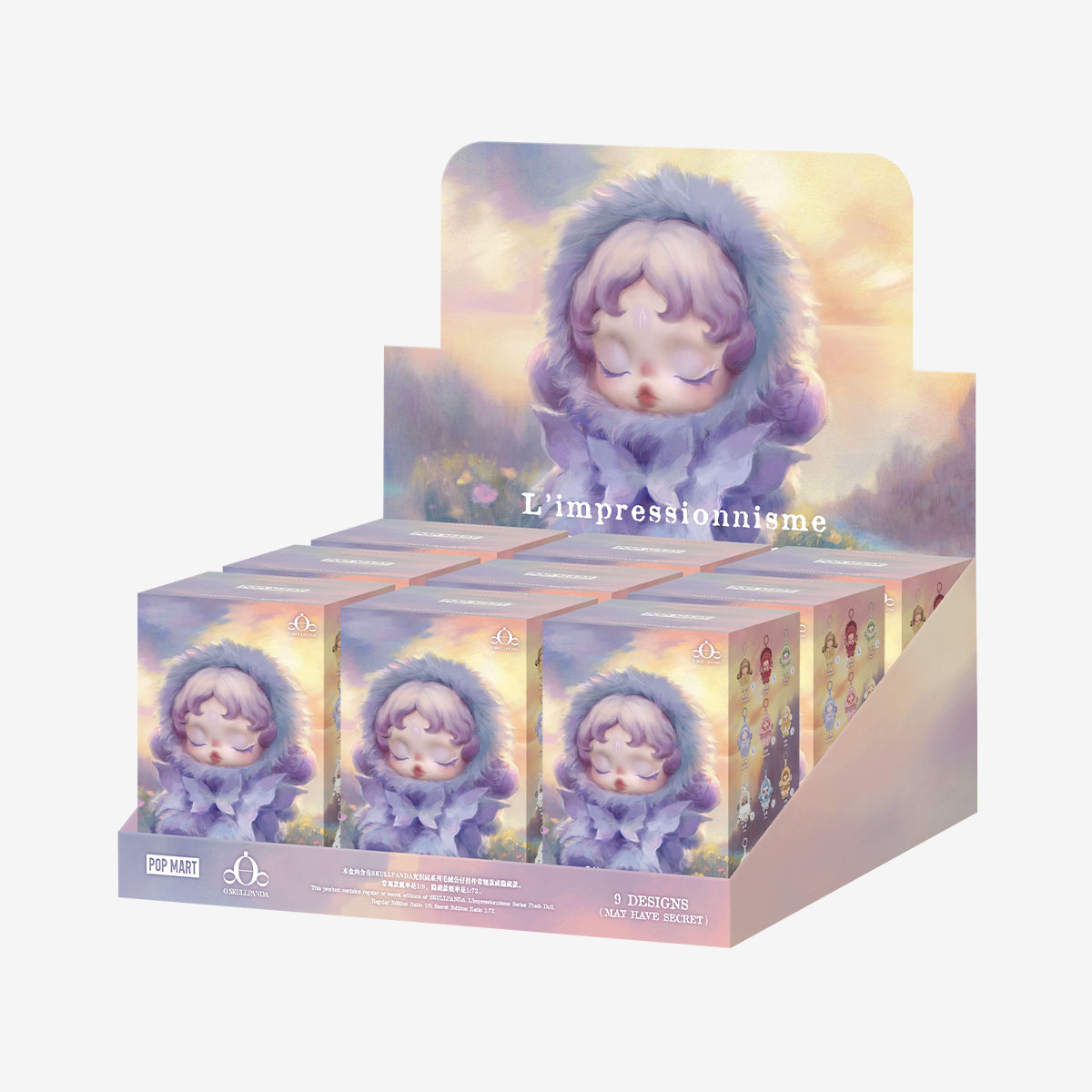 (Azi)SKULLPANDA Limpressionnisme Series Plush Doll-preorder