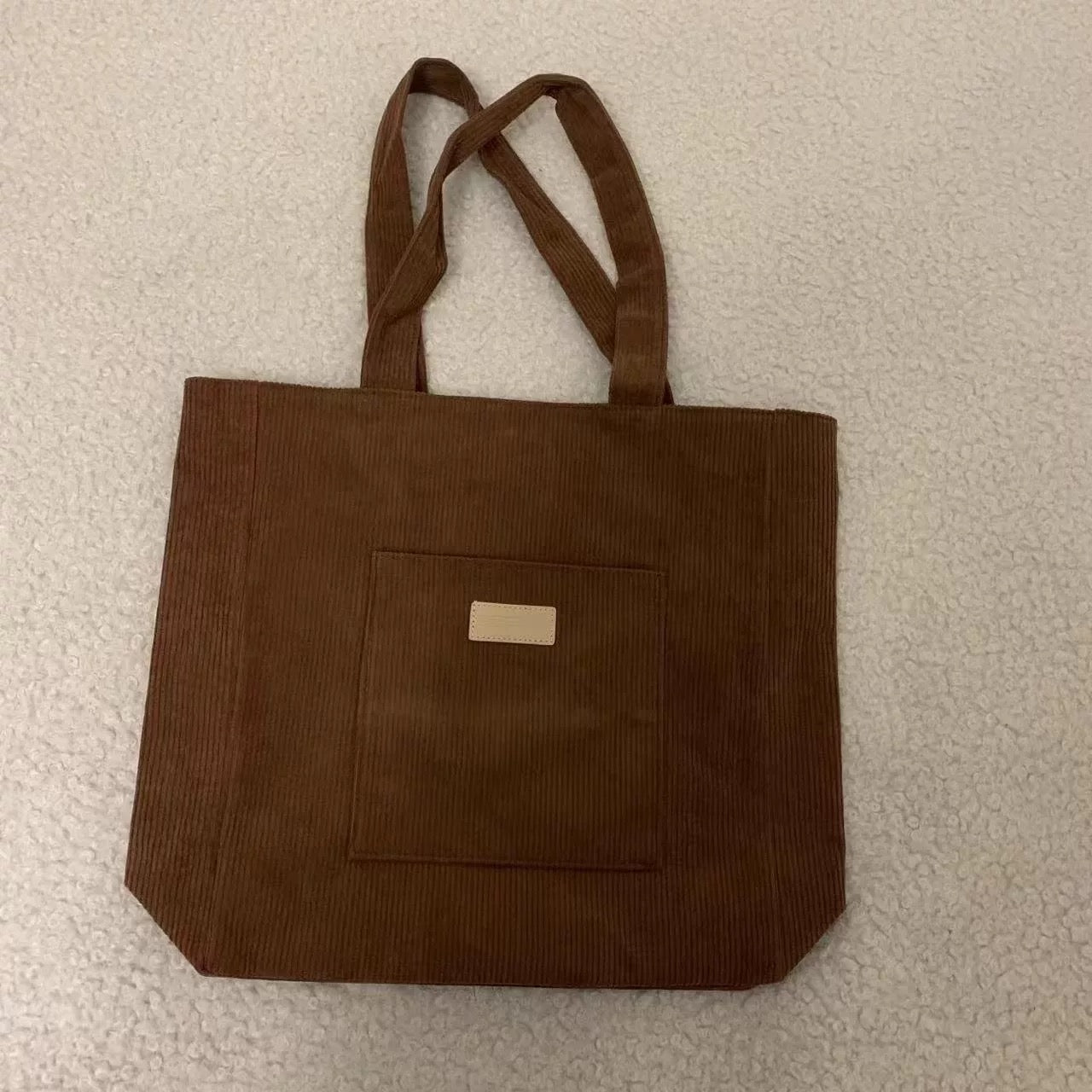 POP MART Crybaby Corduroy Tote Bag-Preorder