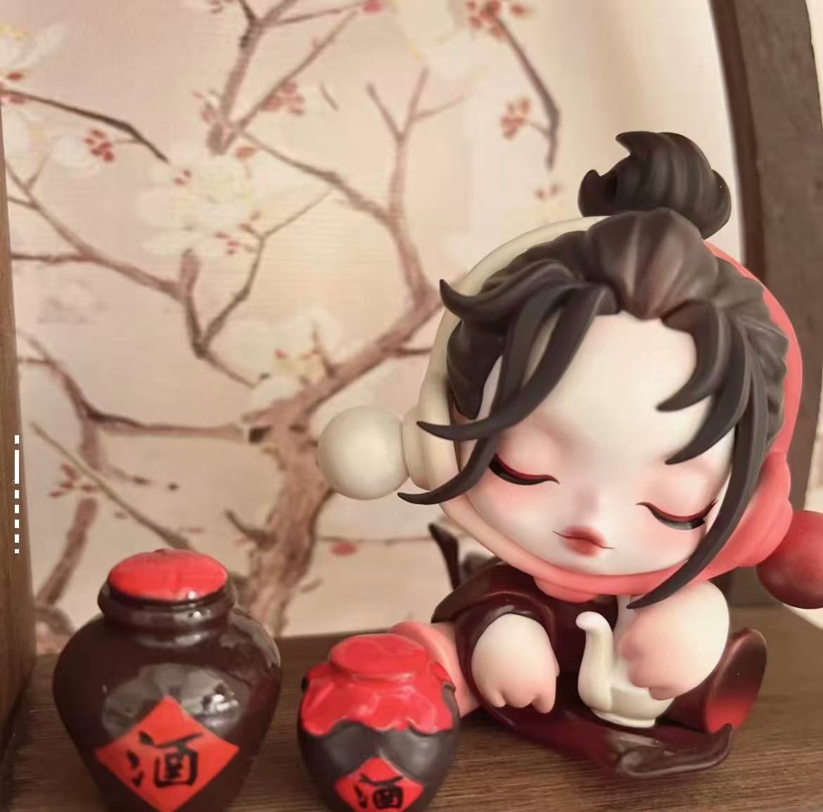 POP MART SKULLPANDA The ink Plum Blossom Series-Preoder