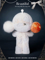 MEGA α SKULLPANDA 400% White Moon-preorder