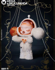 MEGA α SKULLPANDA 400% White Moon-preorder