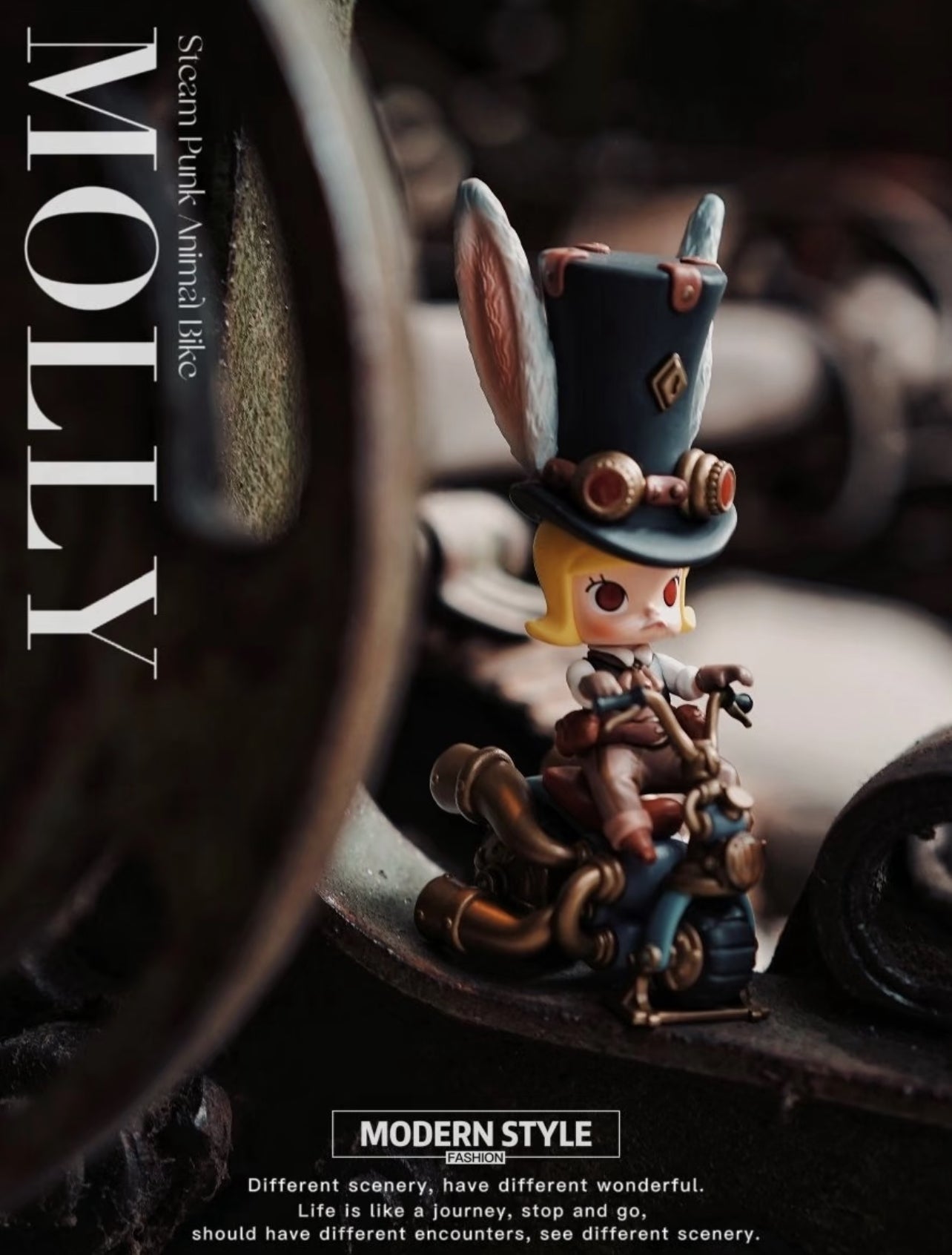 Molly steam punk animal bike series