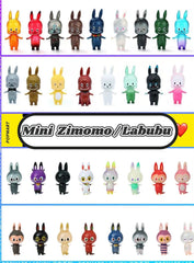 Series 1 Mini zimomo / labubu series 1234 figure-preorder