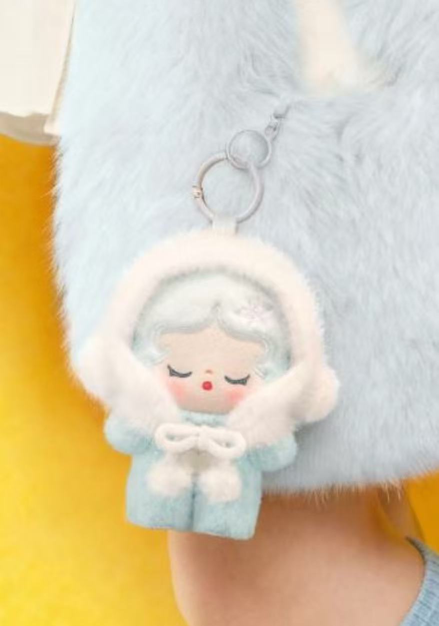 POP Beans Fluffy & Cozy Series-Plush Keychain Blind Box-Preorder