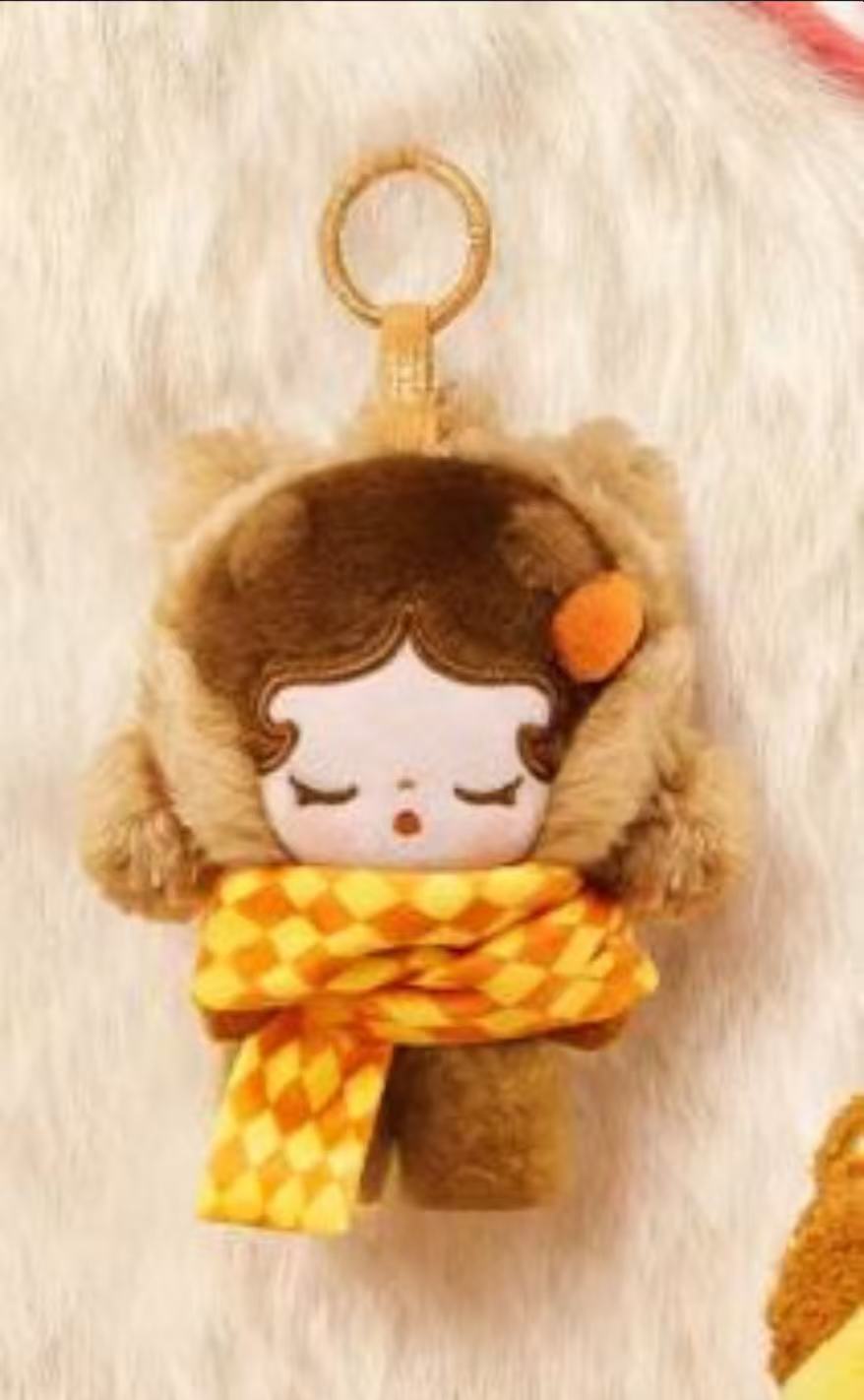 POP Beans Fluffy & Cozy Series-Plush Keychain Blind Box-Preorder