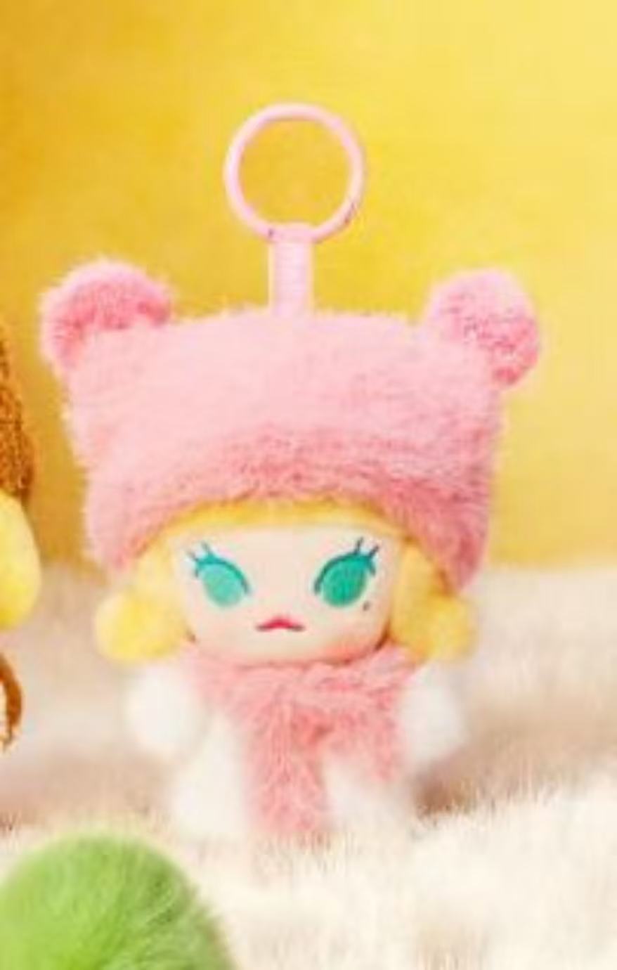 POP Beans Fluffy & Cozy Series-Plush Keychain Blind Box-Preorder