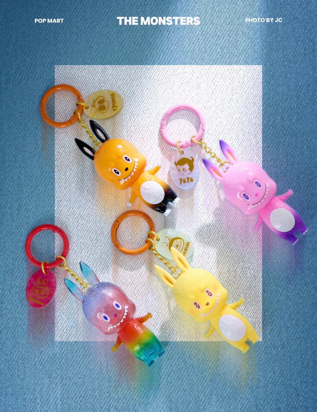The monsters 10th anniversary Key chain series