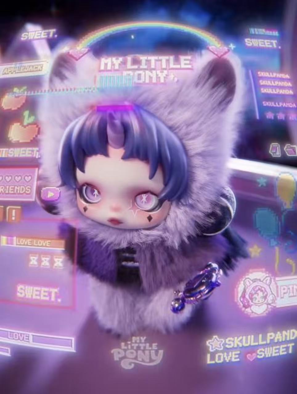 Skullpanda x My little pony plush Series--preorder