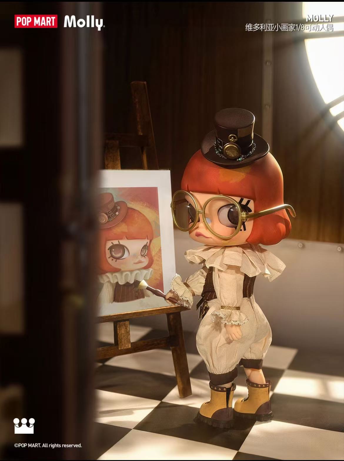 MOLLY Victorian Painter 1/8 Action Figure Doll-Preorder