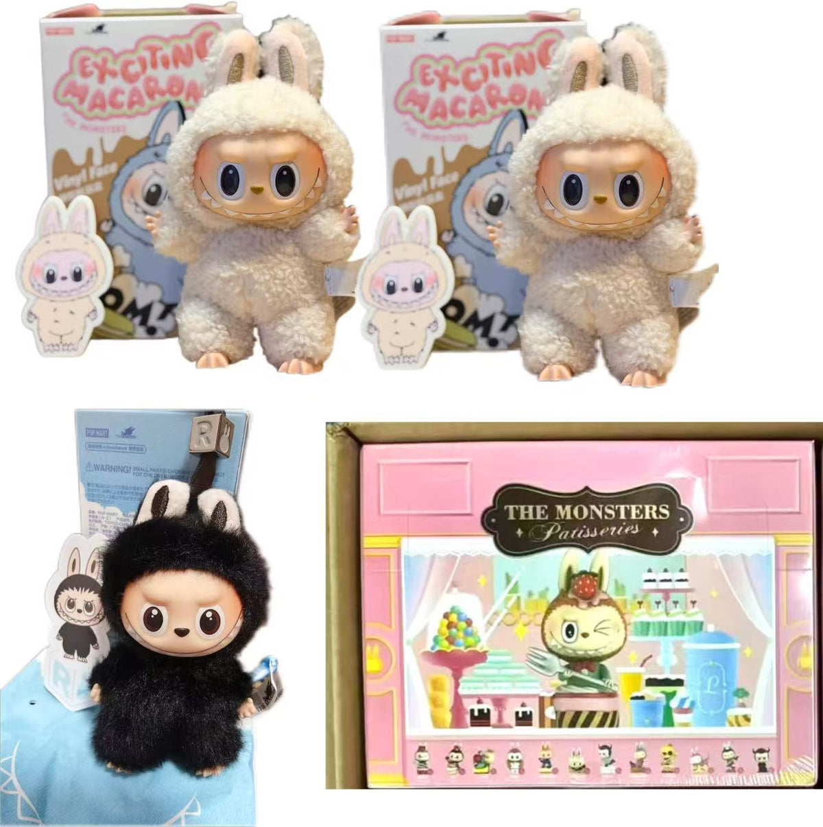 1 sealed set of patisserie + 2 soymilk + 1letterR minilabubu (4 pcs )