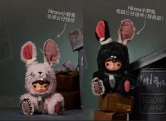 Hirono Rabbit Push Doll Keychain-preorder