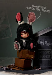 Hirono Rabbit Push Doll Keychain-preorder
