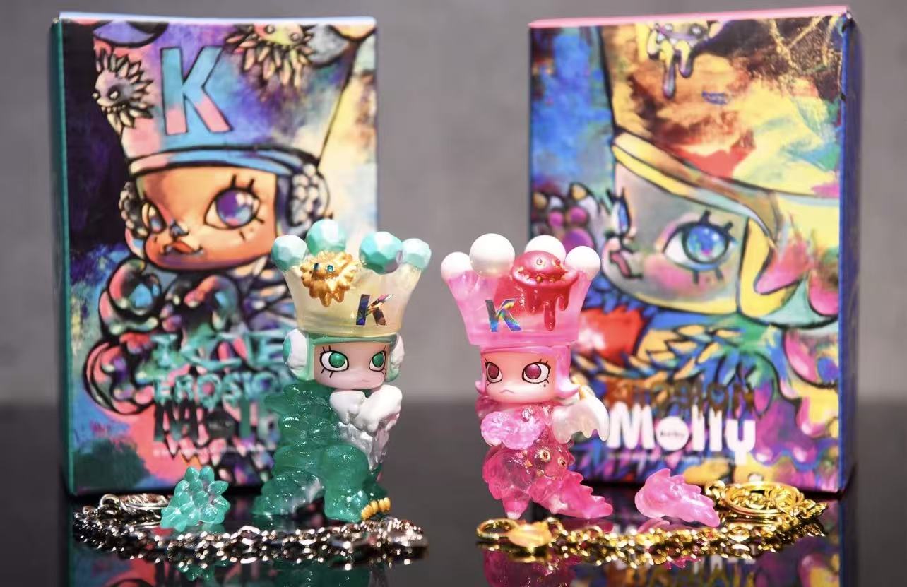 Instinctoy Erosion Baby ice Molly Pink & Green small ver.