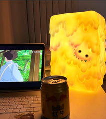 Instinctoy Monsters x art lamp (light color could change)