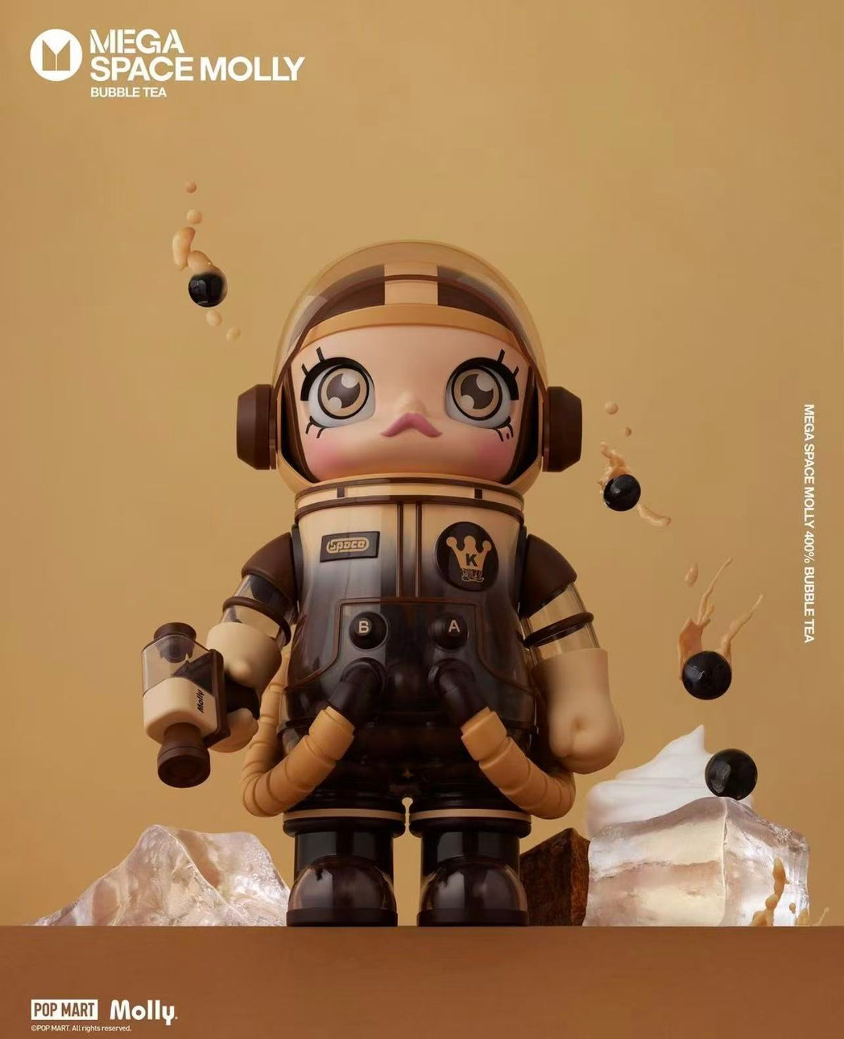 [City exclusive ver.] Mega Space Molly 400% Bubble tea