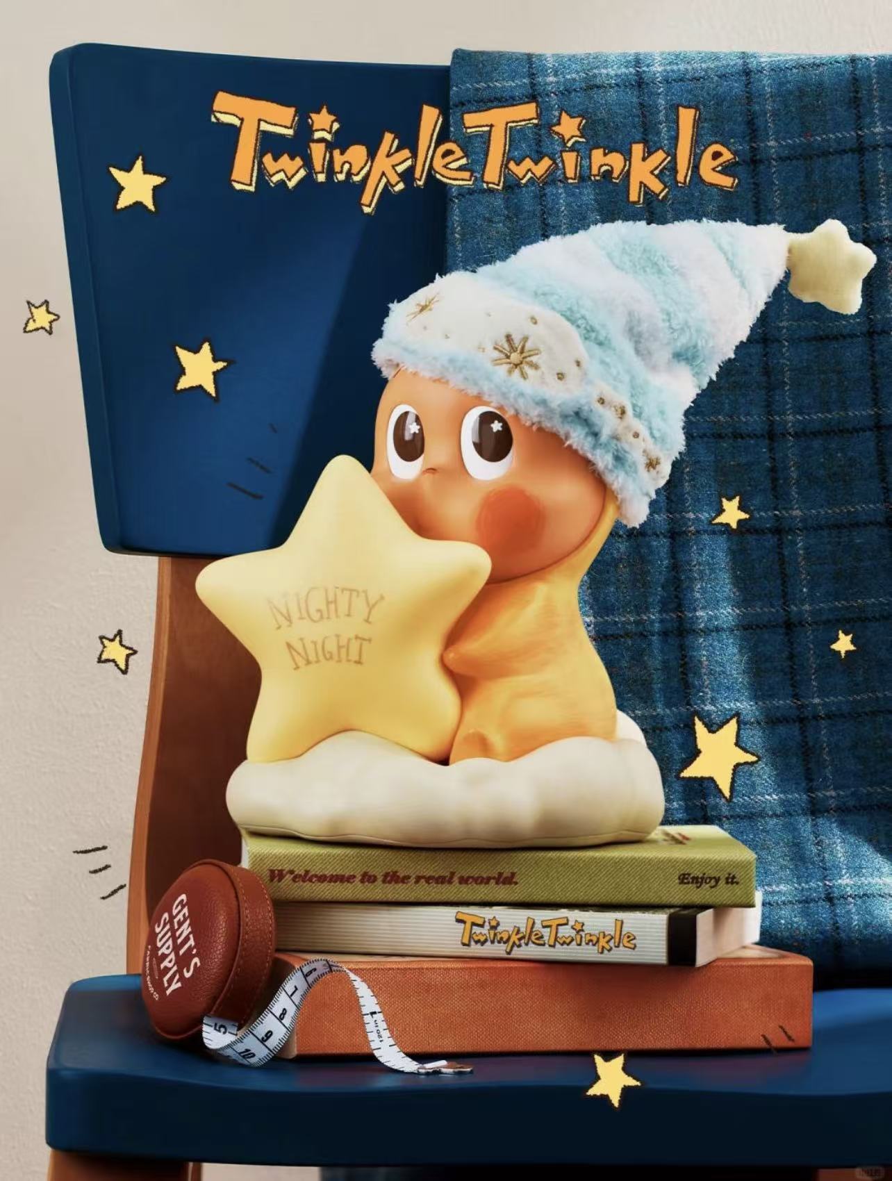 Twinkle twinkle Goodnight Pat-activated lamp