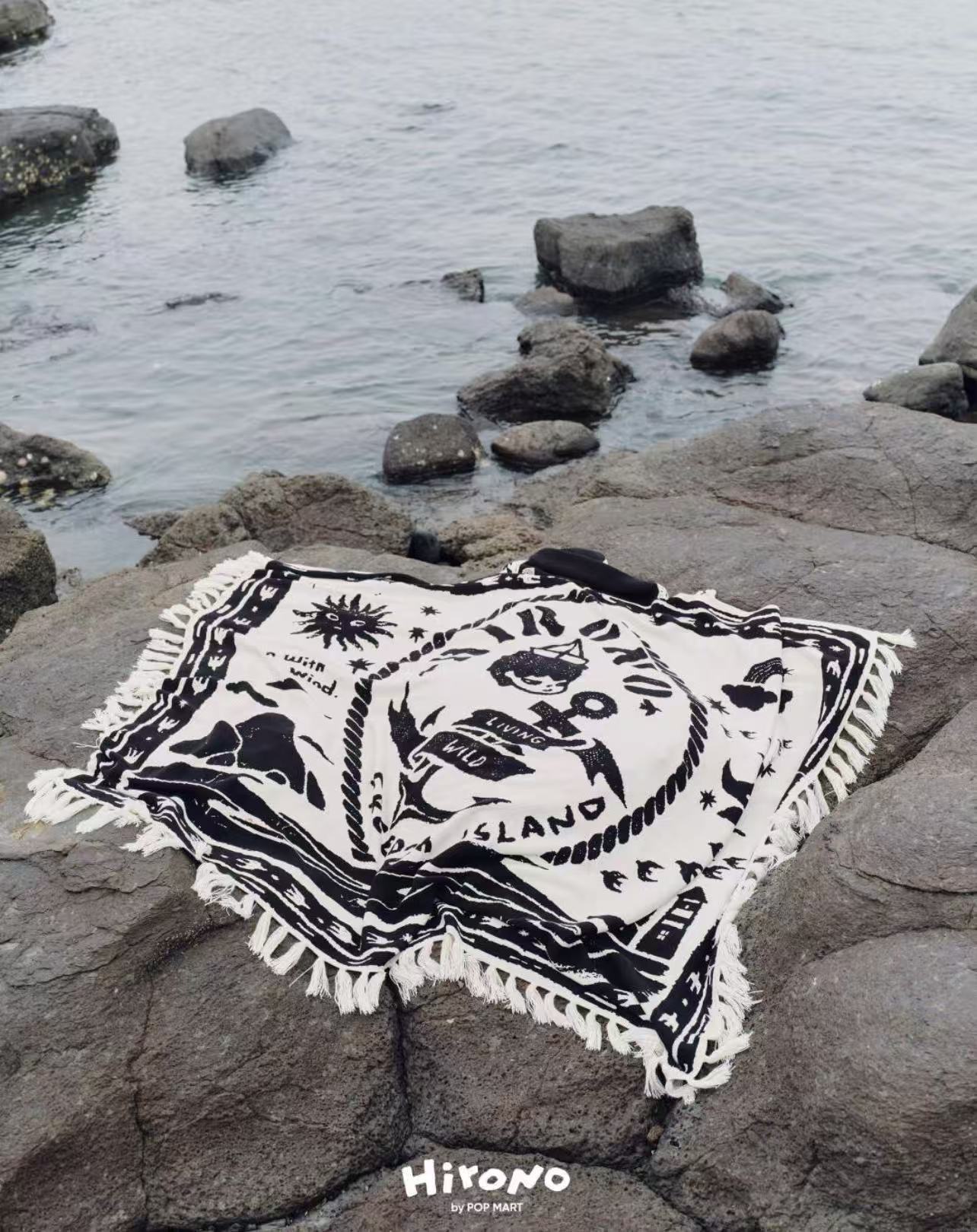 Hirono Freedom island blanket or Hirono tray or Seashell tray or tote bag -Preorder