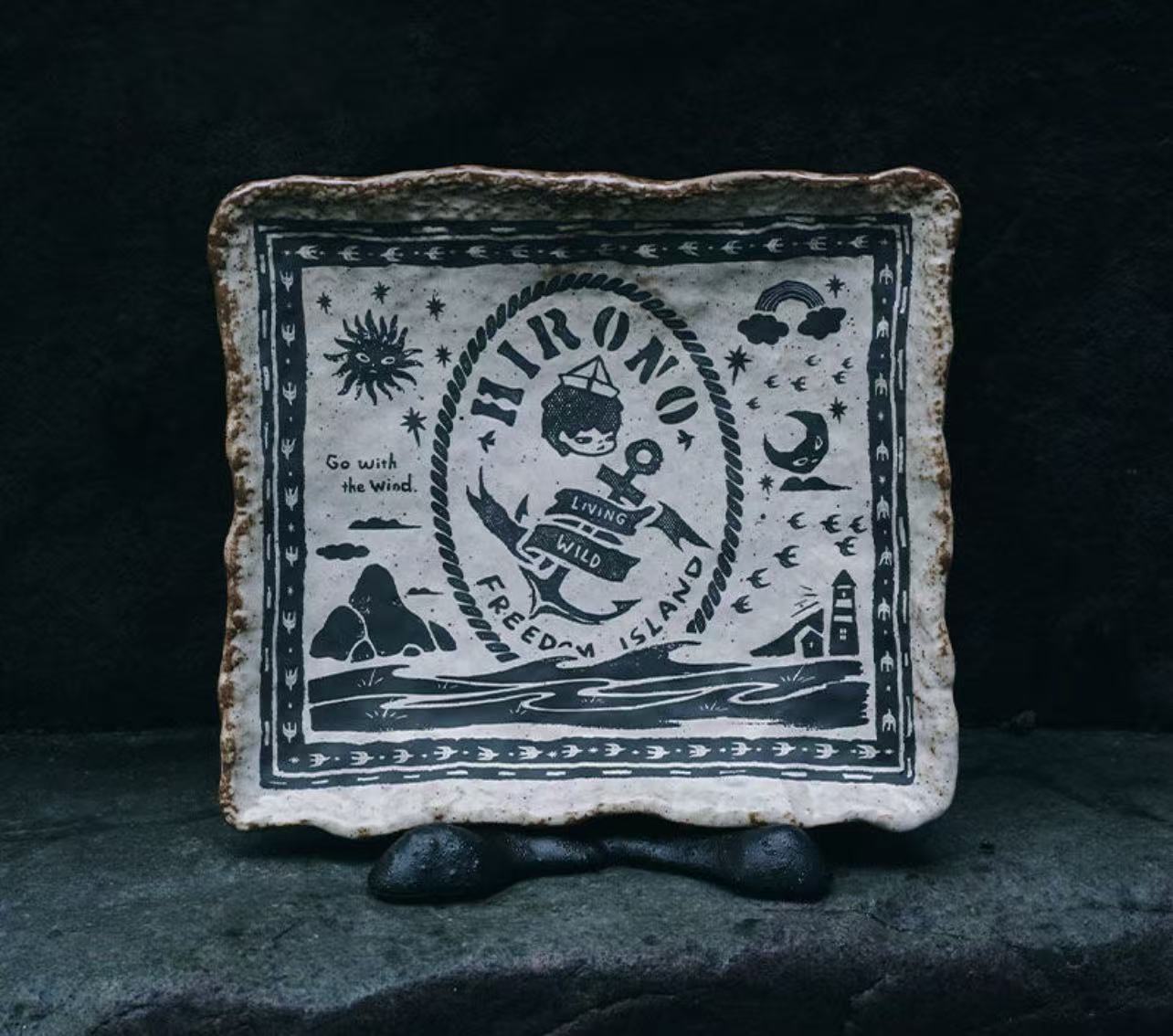 Hirono Freedom island blanket or Hirono tray or Seashell tray or tote bag -Preorder