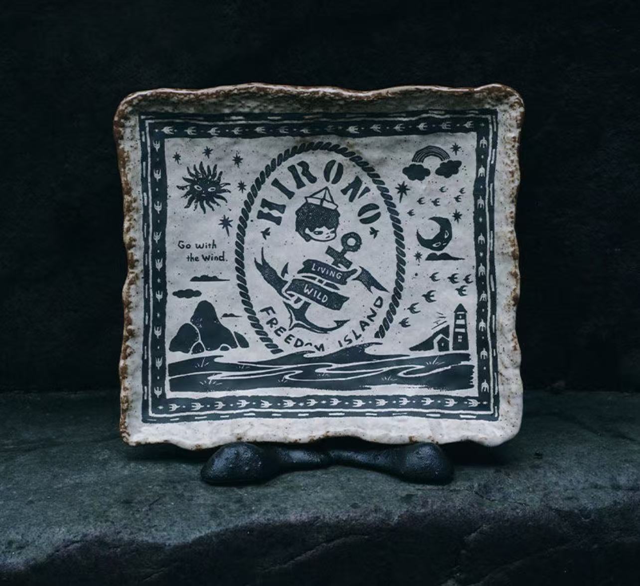 Hirono Freedom island blanket or Hirono tray or Seashell tray or tote bag -Preorder