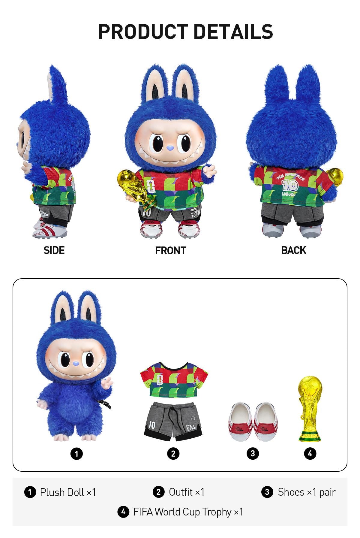 THE MONSTERS x FIFA SERIES-Catch the Win Vinyl Plush Doll