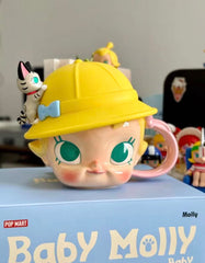 Baby Molly & Baby Tabby Series-Big Head Ceramic Cup-preorder