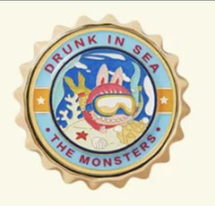 The Monsters Drunk in Sea Series Fridge Magnet-preorder