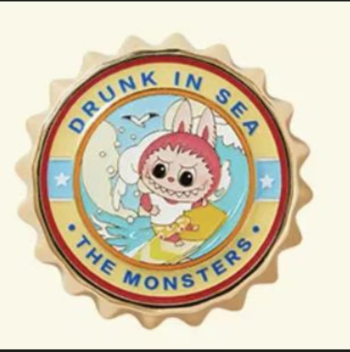 The Monsters Drunk in Sea Series Fridge Magnet-preorder
