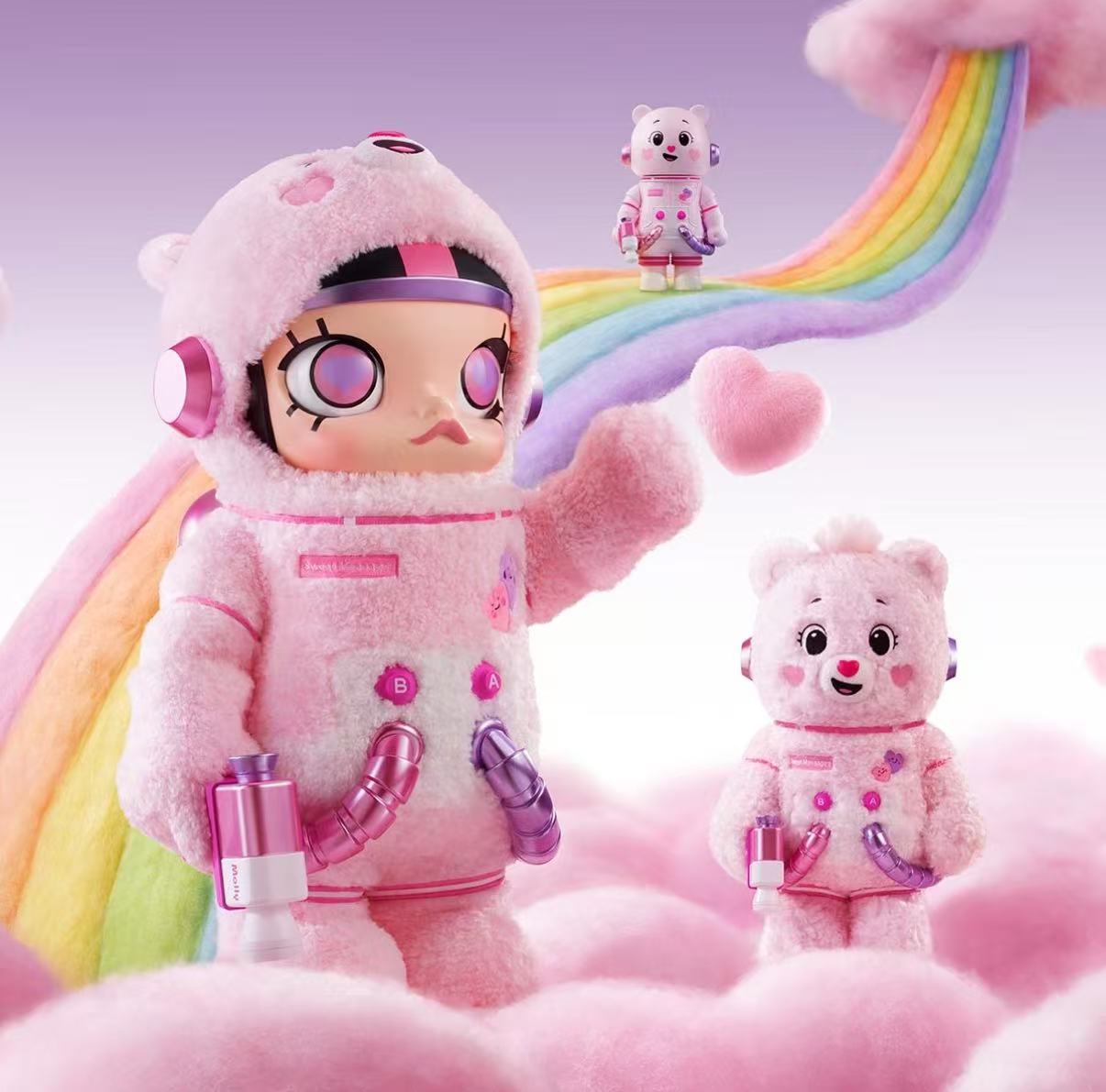 Mega Space Molly 400% Sweet Messages Bear-preorder