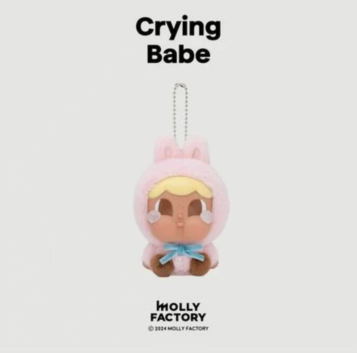 Crying Babe - CRYBUNNY or CRYTEDDY Full Body Vinyl FacePlush Keychain-preorder
