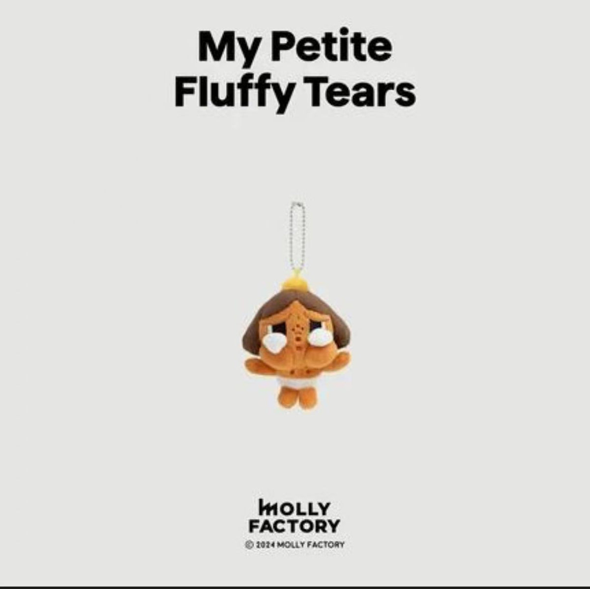 My Petite Fluffy Tears Plush Keychain Crybaby XXS-preorder