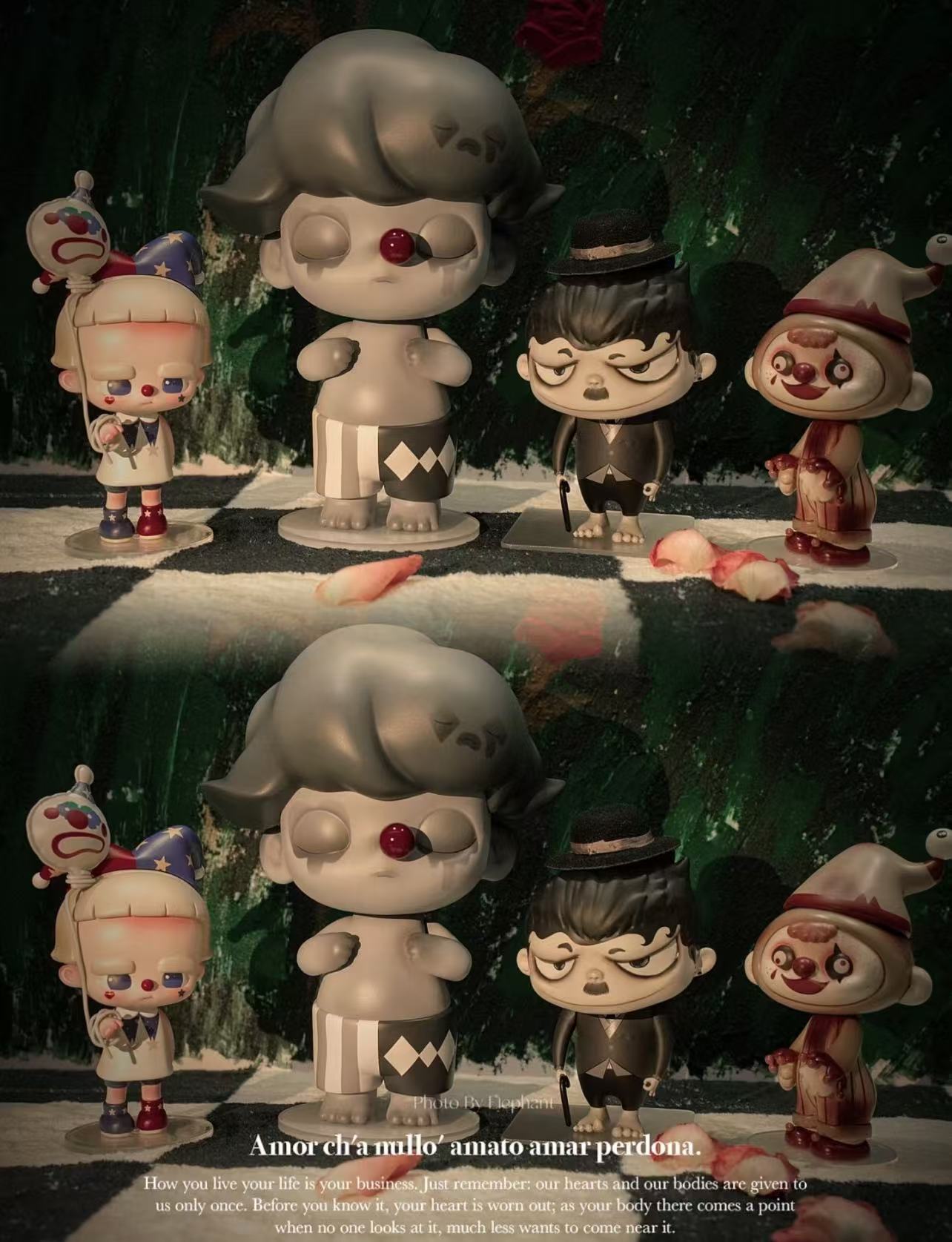 Dimoo Mime clown-preorder