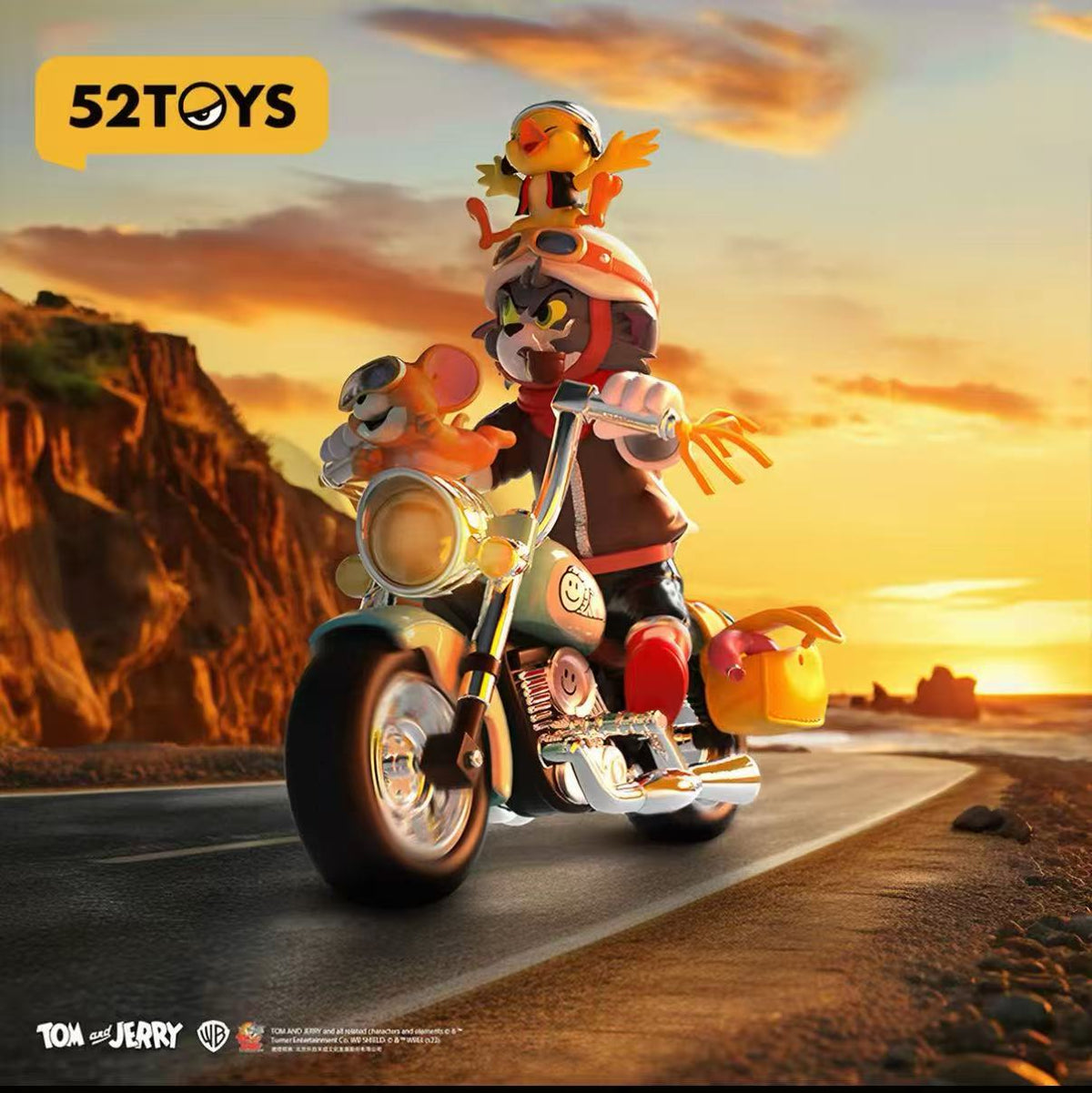 Tom & Jerry Retro Motorcycle-preorder